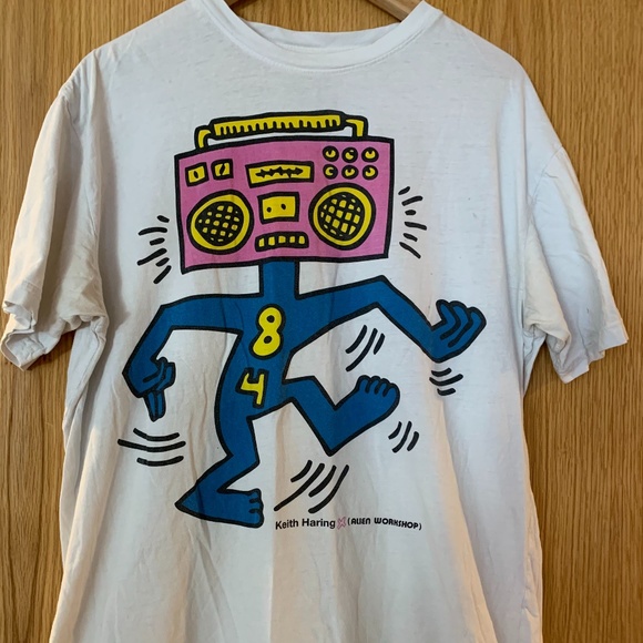 Alien workshop Other - -SALE 🟢Keith Haring x Alien Workshop vintage very rare tee shirt party boom bo…